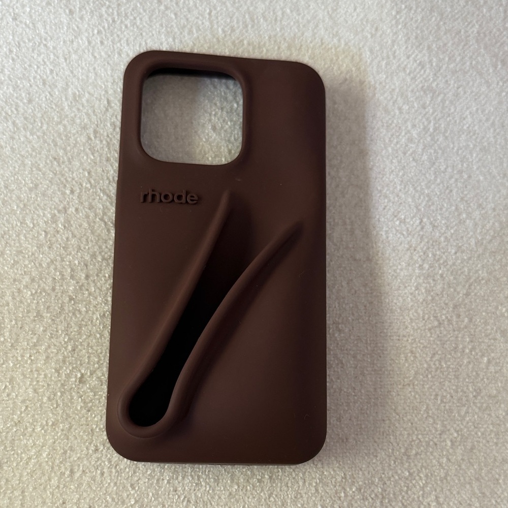 RHODE Chocolate Brown Phone Case iPhone 15 Pro